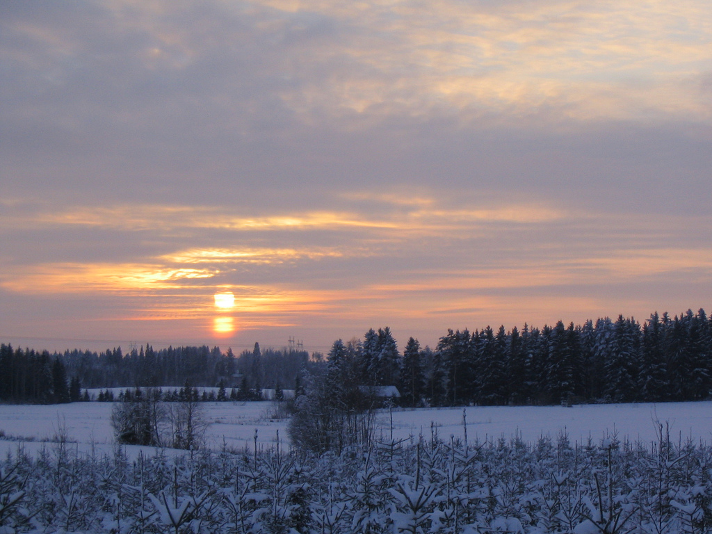 Pilvisyys vaihtelee talvipäivänä (kuva: Aleksi Stenberg / Flickr)