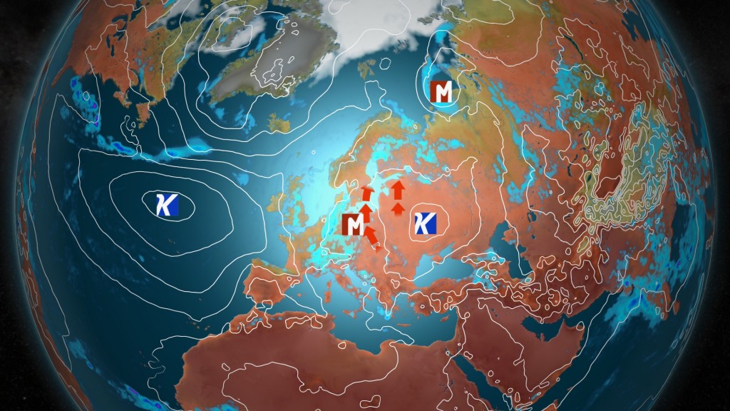 Kuva: Lämmintä ja kosteaa ilmamassaa nousee Suomeen juhannusviikonlopun aikana etelästä. / kuva MTV Uutiset